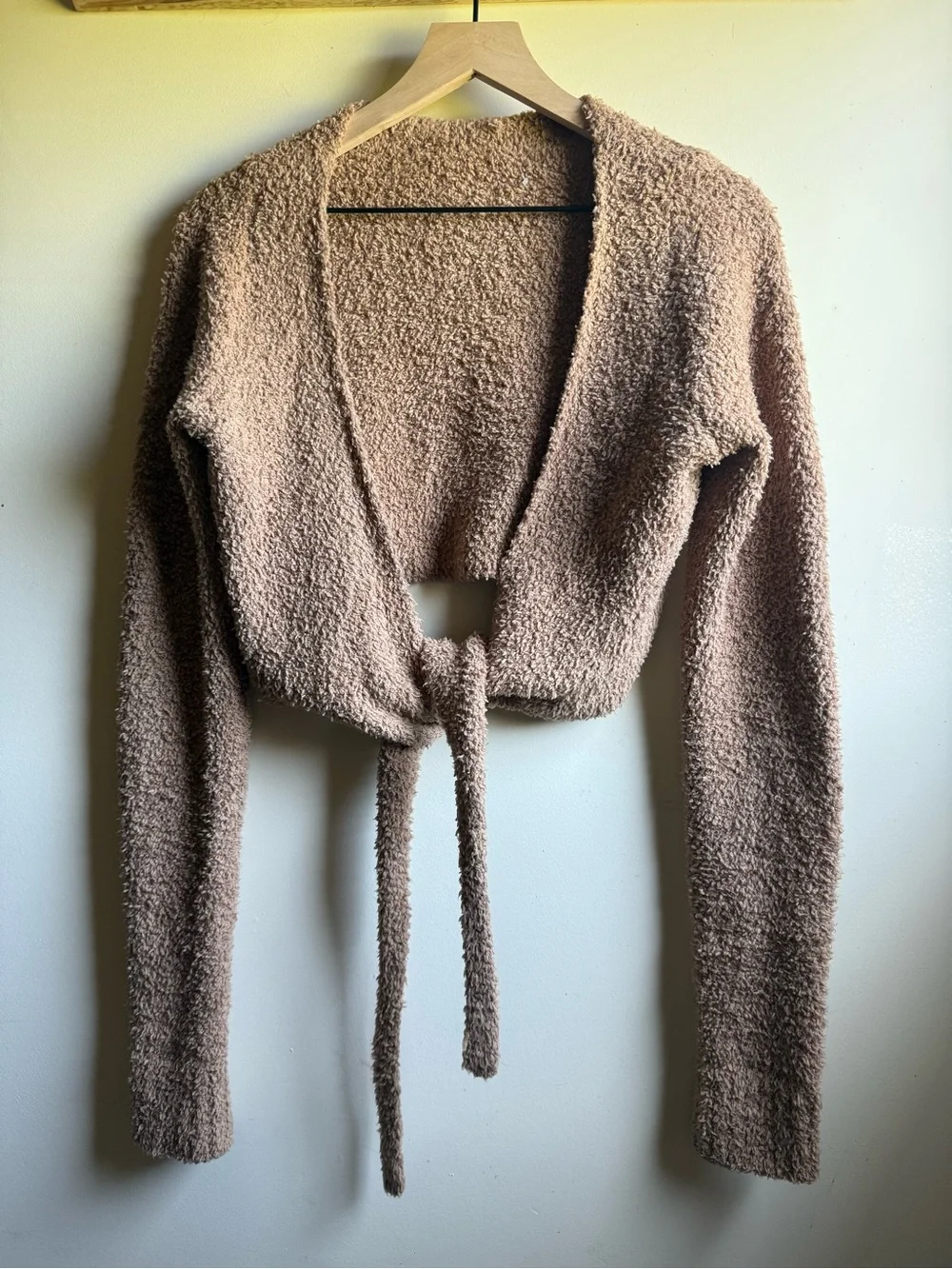 SKIMS Teddy Wrap Top - Picture 1 of 3